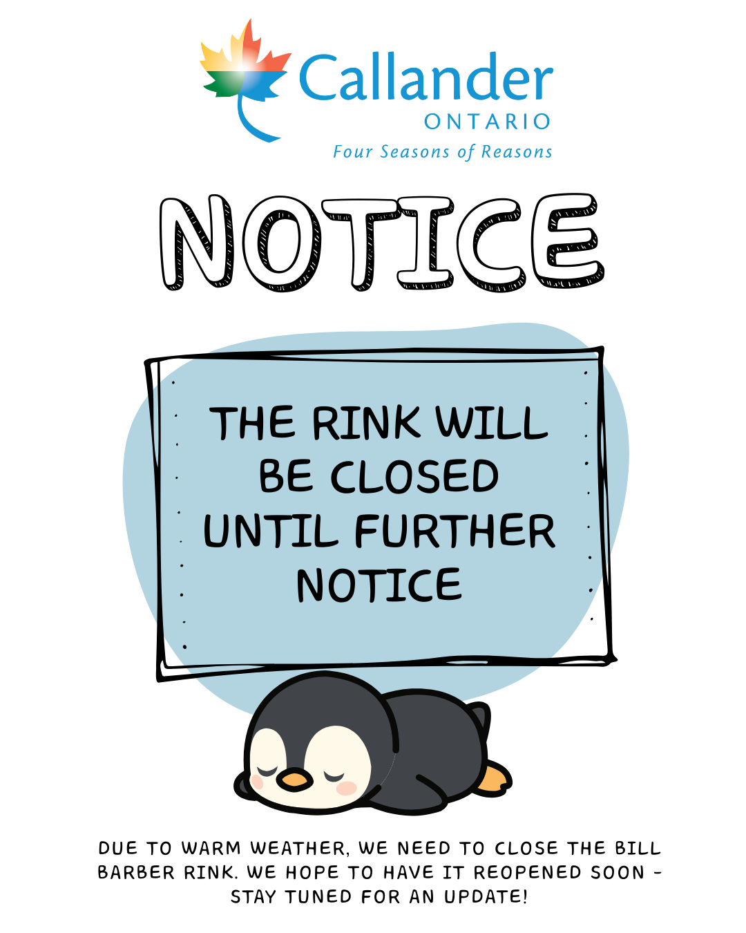 🚨 Bill Barber Rink Update 🚨