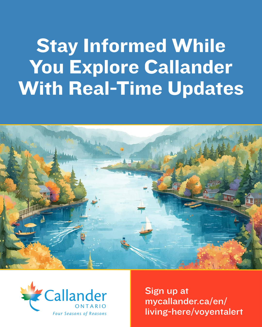 Visiting Callander? Stay informed while you explore.