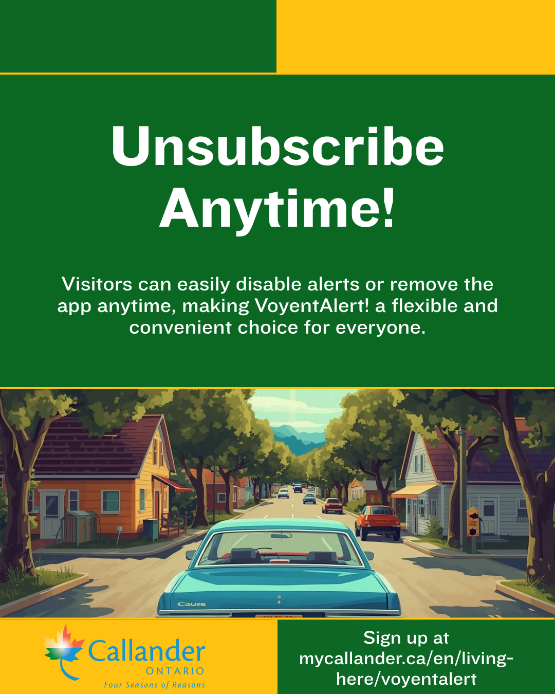 FAQ: “Can I unsubscribe after my visit?”