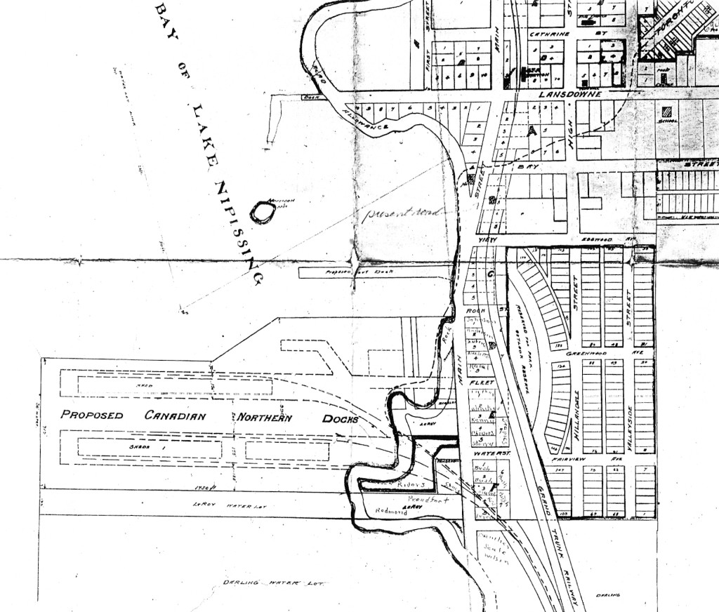 Proposed Canadian Northern dock